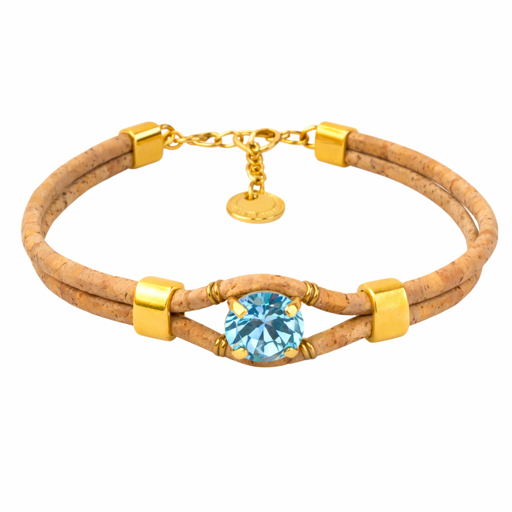 Blue Swarovski bracelet