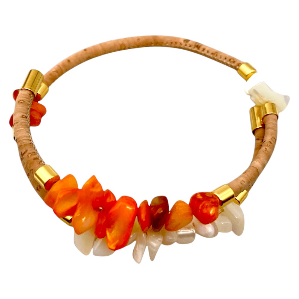 Memory Orange White βραχιόλι